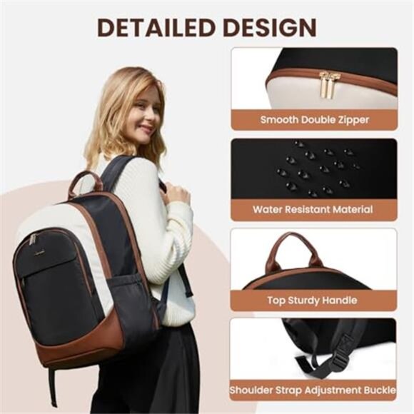 Women\'s Laptop Backpack Backpack Purse Large Capacity main image 5